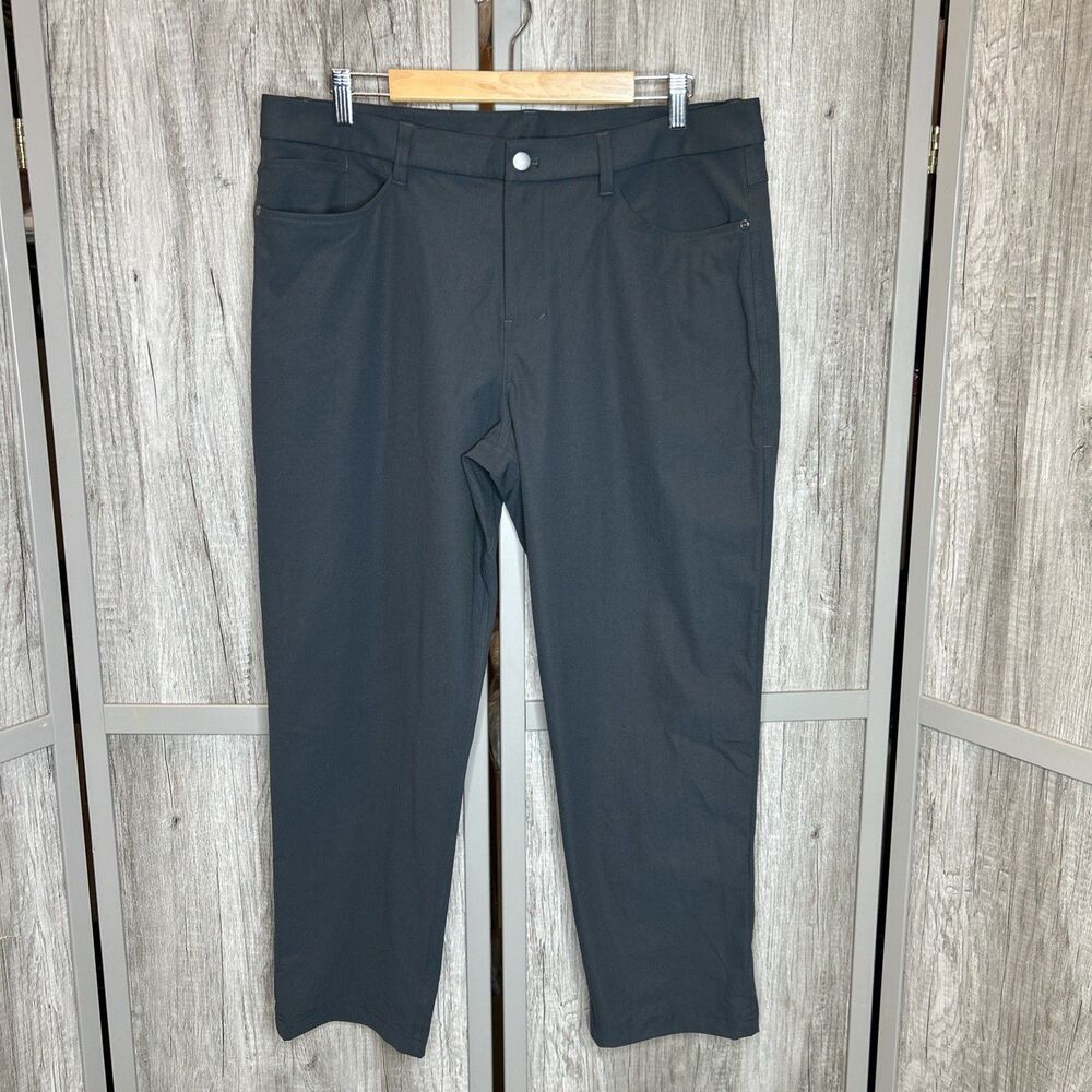 Lululemon ABC Pants 5 Pockets Dark Gray Color Size 36